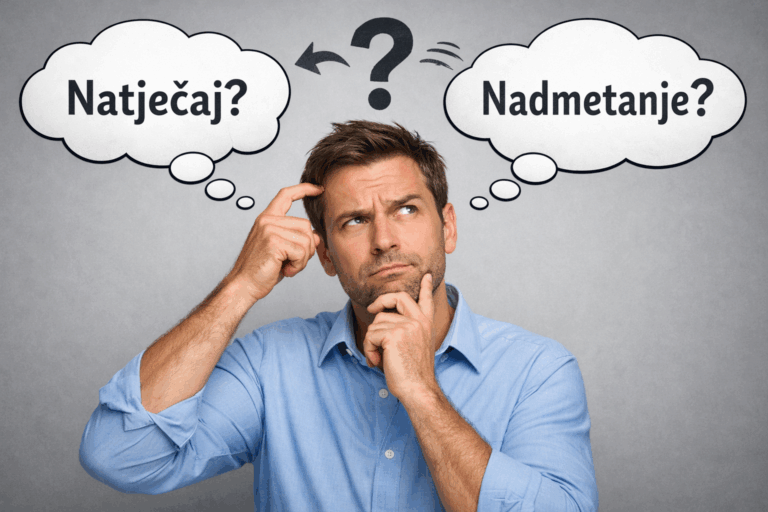 Razlika između natječaja i poziva na nadmetanje u javnoj nabavi